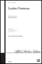 Laudate Dominum SSA choral sheet music cover Thumbnail